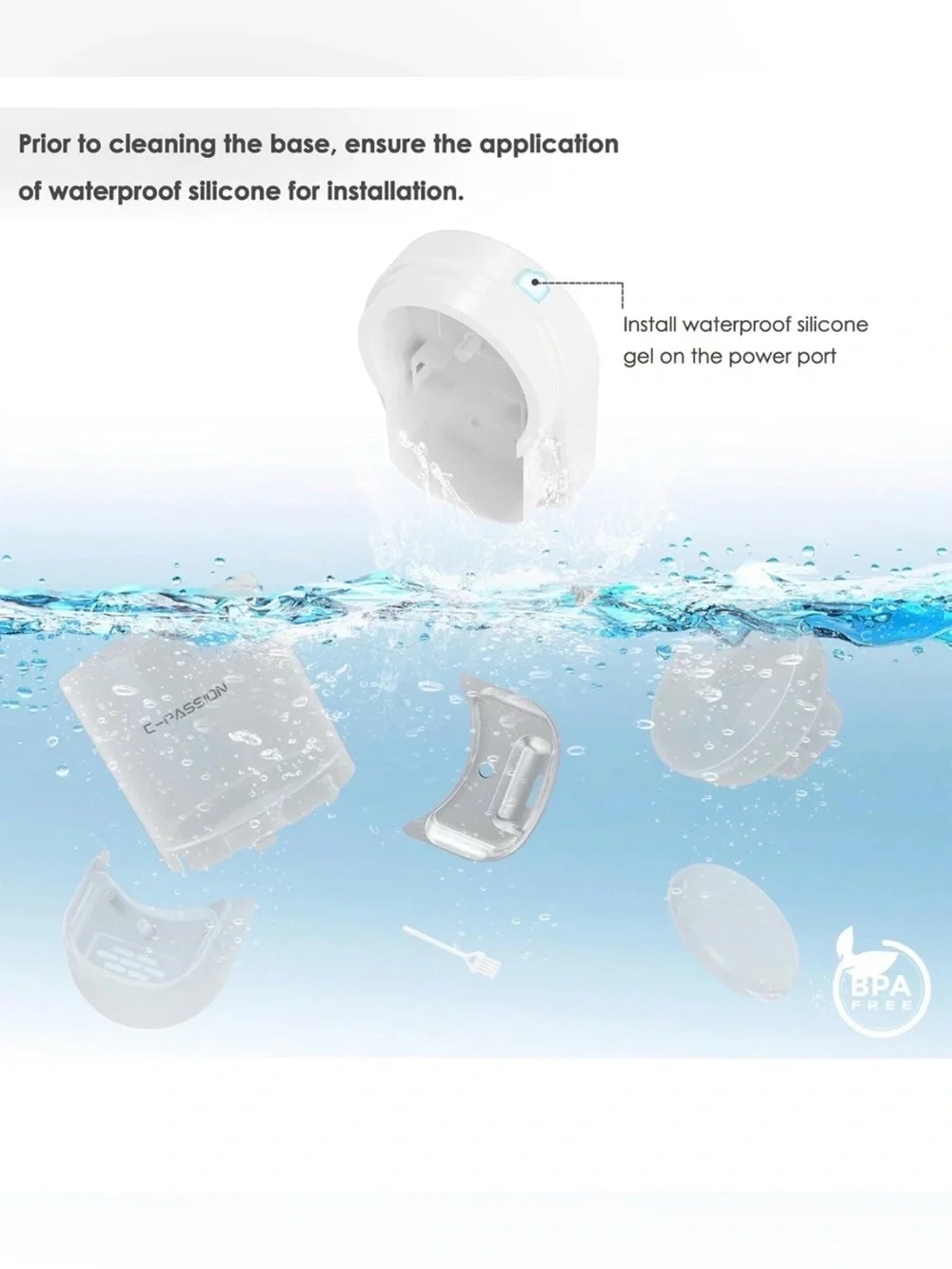 Wireless Pet Water Fountain 4L – Battery Operated Cat & Dog Fountain